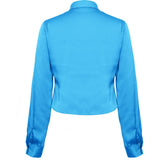 Rosemunde Barbara Kristoffersen bluse BK128 Restudsalg malibu blue
