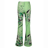 Rosemunde Barbara Kristoffersen bukser BK135 Restudsalg green animal print