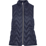 Fransa Fransa dame vest FRBAPADDING 3 Restudsalg Dark Peacoat