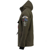 Geographical Norway Geographical Norway Herre Anorak Softshell Jakke Tuilding Softshell Khaki