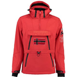 Geographical Norway Geographical Norway Herre Anorak Softshell Jakke Tuilding Softshell Red
