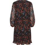 ICHI ICHI dame kjole IHBALLY Restudsalg Black Small