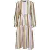 ICHI ICHI dame kjole IHVALORIE RAINBOW Restudsalg Multicolor