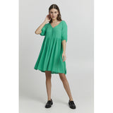 ICHI Ichi dame kjole IHMARRAKECH Restudsalg Holly Green