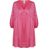 ICHI Ichi dame kjole IXDREW Restudsalg Shocking Pink