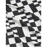 JJXX JJXX dame bluse JXGINA Restudsalg Black BLANC DE BLANC AOP