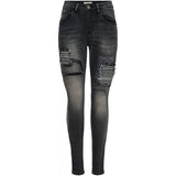 Jewelly Jewelly dame jeans JW7083 Restudsalg Black