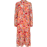 Liberté Liberte dame kjole MAGGIE Restudsalg Orange Pink Flower