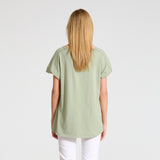 MARTA DU CHATEAU Marta Du Chateau dame t-shirt 41058 Restudsalg Kaki