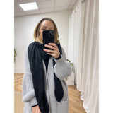 MARTA DU CHATEAU Marta Du Chateau dame tørklæde 194007 Scarf Black
