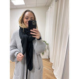 MARTA DU CHATEAU Marta Du Chateau dame tørklæde 194007 Scarf Black