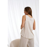 MARTA DU CHATEAU Marta Du Chateau dame top 84511 Restudsalg Sabbia1752