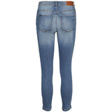 NOISY MAY Noisy May dame bukser NMKIMMY Restudsalg Light Blue Denim