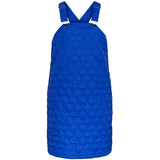 PIECES PIECES X DITTE ESTRUP PCSAVANAH QUILTED SPENCER DRESS Restudsalg Mazarine Blue