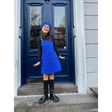 PIECES PIECES X DITTE ESTRUP PCSAVANAH QUILTED SPENCER DRESS Restudsalg Mazarine Blue