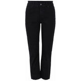 PIECES PIECES dame bukser PCLUNA Restudsalg Black