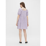 PIECES PIECES dame kjole PCLILLA Restudsalg Sheer Lilac