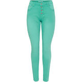 Place du Jour PLACE DU JOUR Dame bukser 90109 Restudsalg Aqua