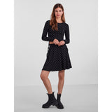 PIECES Pieces dame bluse PCNALA Restudsalg Black Dot