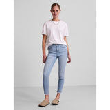 PIECES Pieces dame jeans PCDELLY Restudsalg Light Blue Denim
