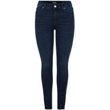 PIECES Pieces dame jeans PCDELLY Restudsalg Dark Blue