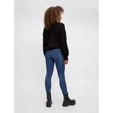 PIECES Pieces dame jeans PCHIGHFIVE Restudsalg Medium Blue
