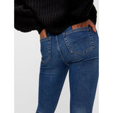 PIECES Pieces dame jeans PCHIGHFIVE Restudsalg Medium Blue