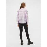 PIECES Pieces dame skjorte PCVENNI Restudsalg Purple Heather