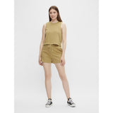 PIECES Pieces dame sweatshorts PCCHILLI SUMMER Shorts Khaki