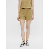 PIECES Pieces dame sweatshorts PCCHILLI SUMMER Shorts Khaki