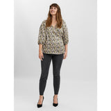 Vero Moda Curve Vero Moda Curve dame bluse VMMINTI Restudsalg Birch