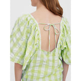 Vero Moda Vero Moda dame bluse VMSODY Restudsalg Shadow Lime Snow White