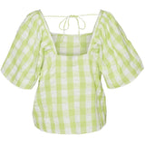 Vero Moda Vero Moda dame bluse VMSODY Restudsalg Shadow Lime Snow White