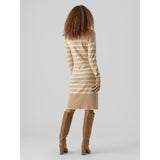 Vero Moda Vero Moda dame kjole VMHAPPINESS Restudsalg Irish Cream W. BIRCH