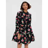 Vero Moda Vero Moda dame kjole VMHYMS Restudsalg Black Hyms