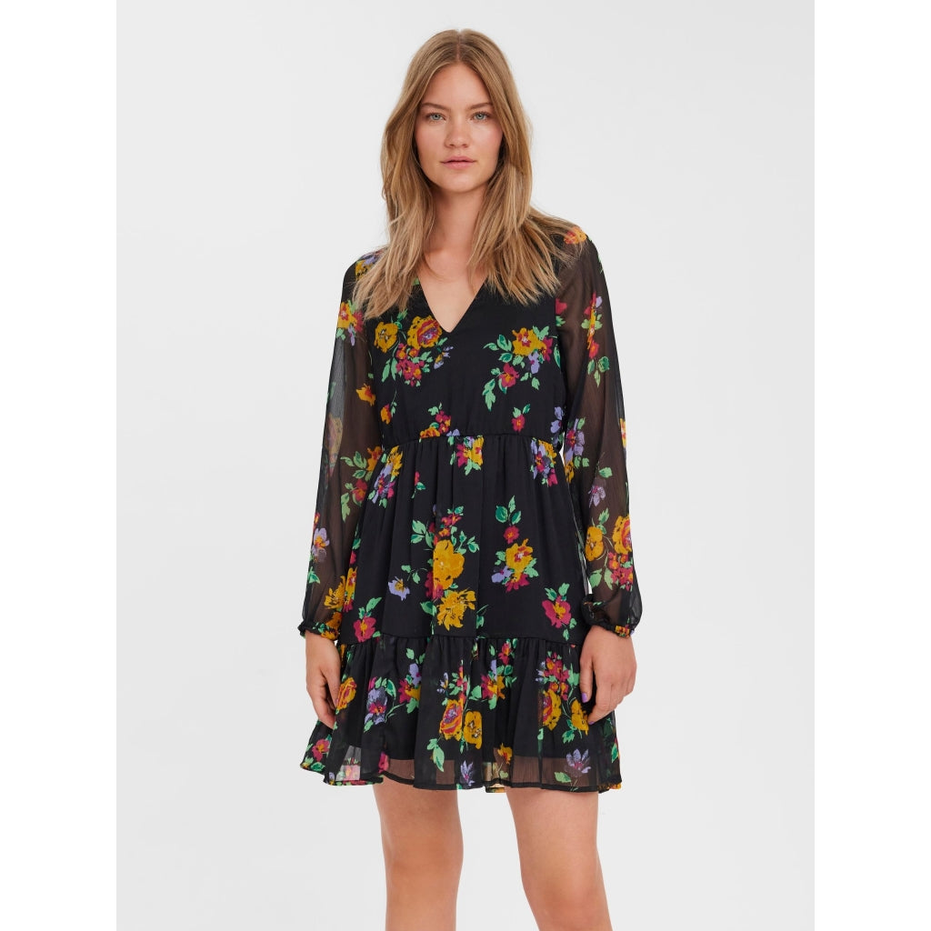 VERO MODA Vmkaya Fall LS Abito Camicia Corta Wvn Vestito Donna