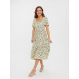 Vero Moda Vero Moda dame kjole VMOLEA Restudsalg Lemon Meringue Olea