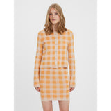 Vero Moda Vero Moda dame nederdel VMUDELE Restudsalg Desert Sun Irish Cream