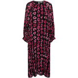 Y.A.S Y.A.S dame kjole YASMONIKA Restudsalg Black MONIKA AOP