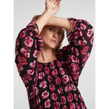 Y.A.S Y.A.S dame kjole YASMONIKA Restudsalg Black MONIKA AOP