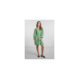 Y.A.S YAS 3/4 kjole yasstelli Restudsalg Summer Green Purple flowers