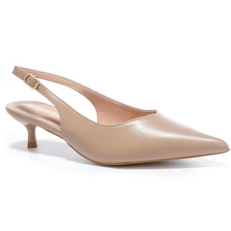 SHOES Abigail dame stiletter med slingback M105 Shoes Apricot