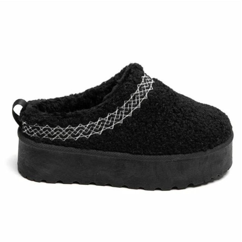 SHOES Aimee dame bamsestøvler 8909 Shoes Black