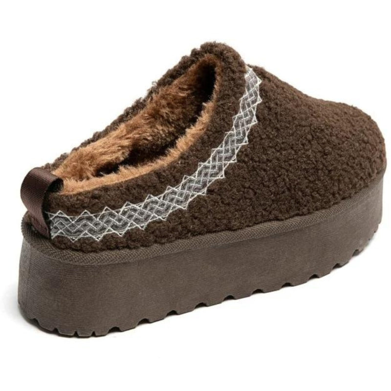 SHOES Aimee dame bamsestøvler 8909 Shoes Coffee