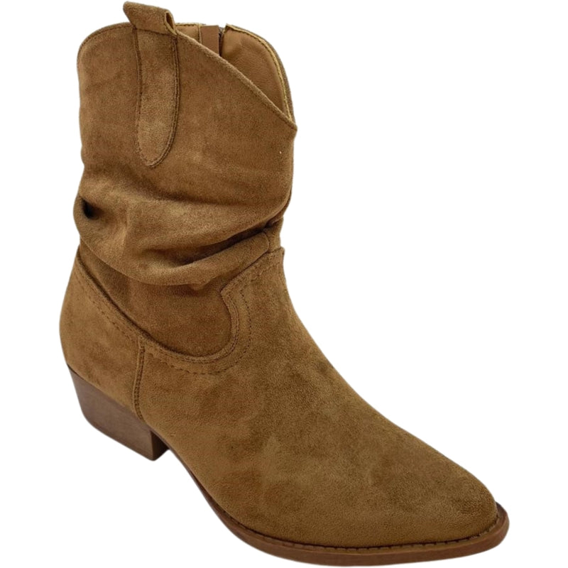 SHOES Angelique dame cowboystøvler 5151 Shoes Camel