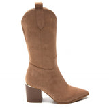 SHOES Astrid dame cowboystøvler 9600 Restudsalg Camel