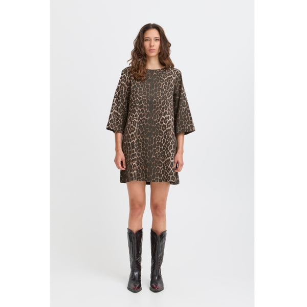b.young B.YOUNG DAME KJOLE BYKENNA Dress Denim Leopard Mix