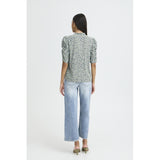 b.young B.YOUNG Dame Skjorte BYGABRIA Shirt BYFLOWER BLURRED LEPRECHAUN