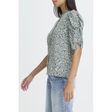 b.young B.YOUNG Dame Skjorte BYGABRIA Shirt BYFLOWER BLURRED LEPRECHAUN