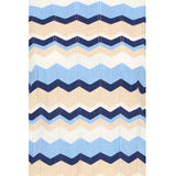 b.young B.YOUNG Dame Strik BYMMORLA Knit DELLA ROBBIA BLUE ZIG ZAG